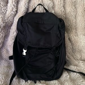 Black product backpack original owner